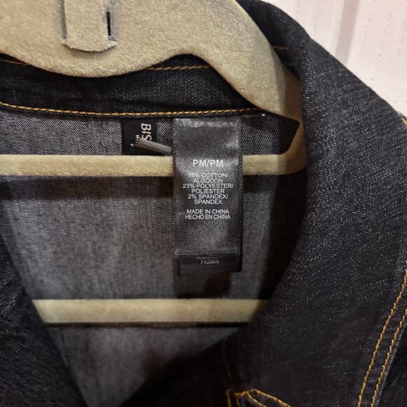 Bisou Bisou Dark Denim Dress Size Small - Picture 6 of 8